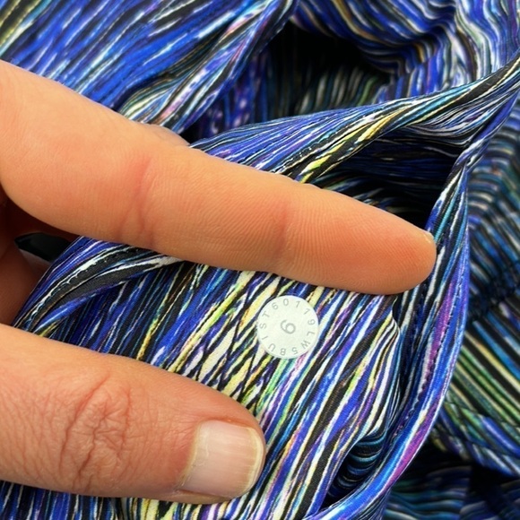 Lululemon Fast and Free Tight II 25" *Nulux Interconnect Blue Multi - Picture 6 of 7